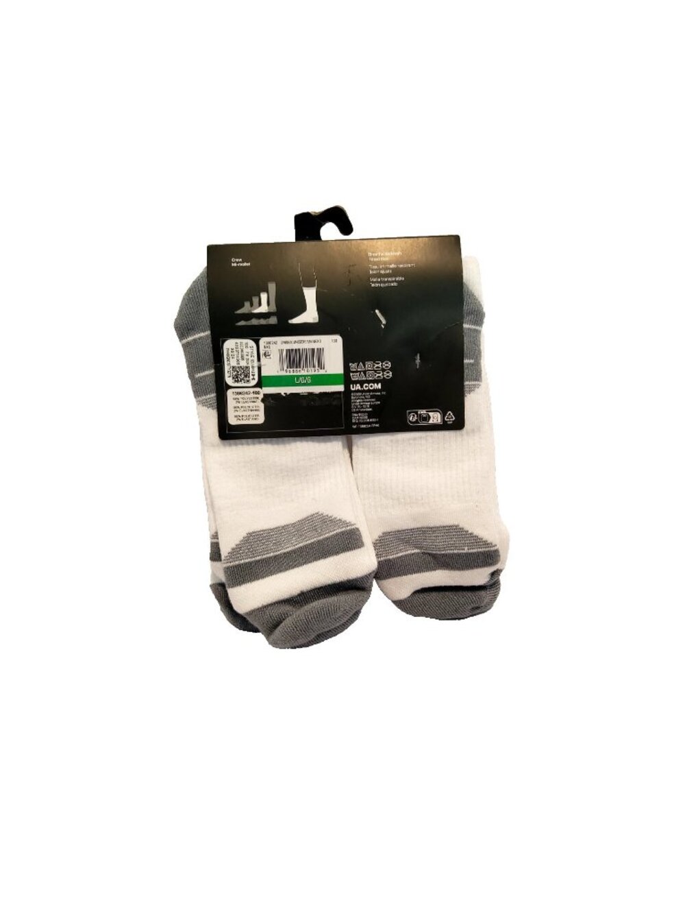 Under Armour Performance Tech Crew Unisex 6 Pack Large Size